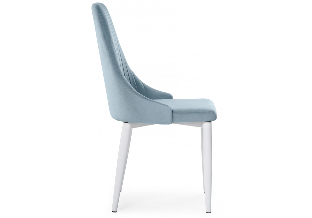 фото стул woodville kora light blue / white 15095 | 220svet.ru