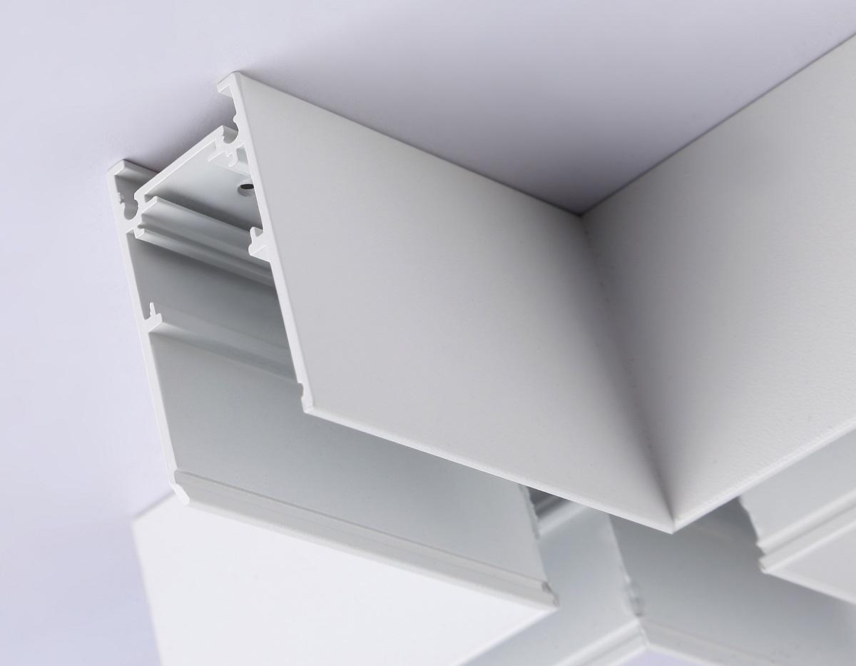 фото коннектор x-образный для накладного шинопровода ambrella light track system magnetic gl3375 | 220svet.ru