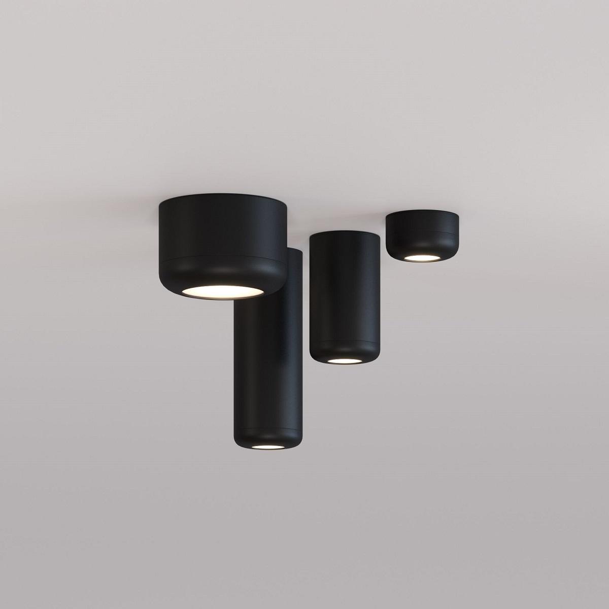 фото потолочный светодиодный светильник elektrostandard 25046/led 15w 4000k черный a064198 | 220svet.ru