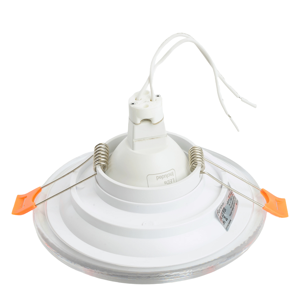 фото светильник встраиваемый feron dl8270 потолочный mr16 g5.3 прозрачный, белый 51151 | 220svet.ru