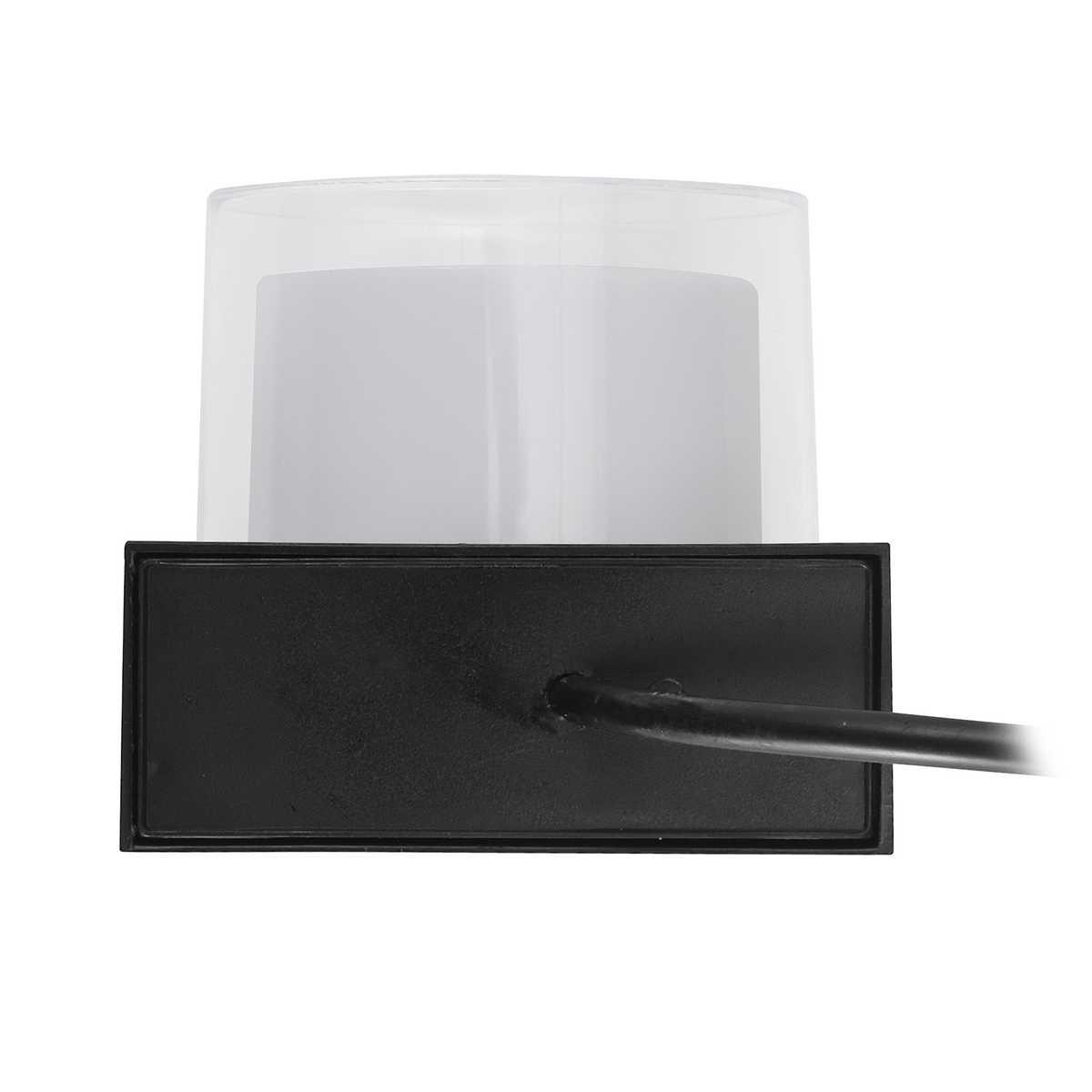 фото уличный настенный светодиодный светильник uniel ulu-p21a-5w/4000k ip65 black ul-00010515 | 220svet.ru