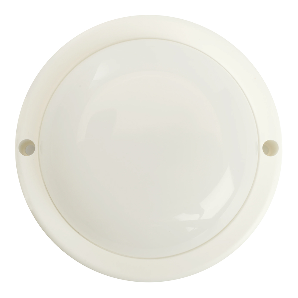 фото светильник светодиодный пылевлагозащищённый с оптико- акустическим датчиком feron al3008 в пластиковом корпусе 8w 4000k 220v ip65 белый 48996 | 220svet.ru