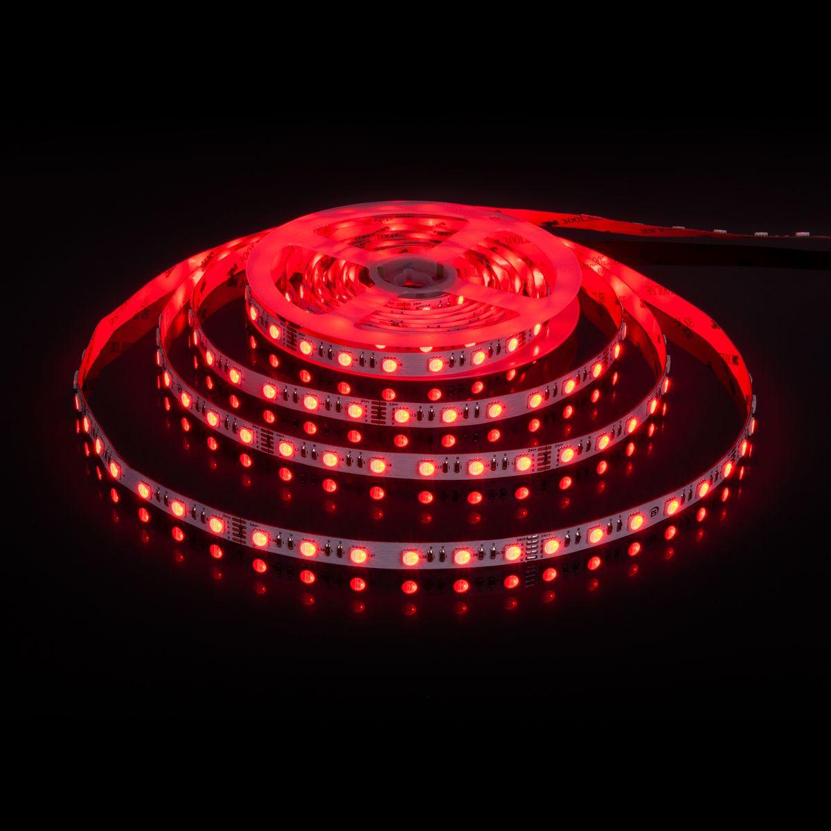 фото светодиодная лента elektrostandard 24w/m 60led/m 5050smd mix rgb/холодный белый 5m a053703 | 220svet.ru