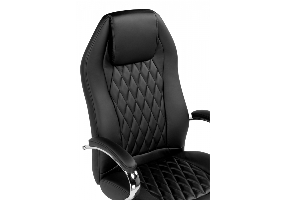 фото офисное кресло woodville damian 1 черный / хром 15963 | 220svet.ru