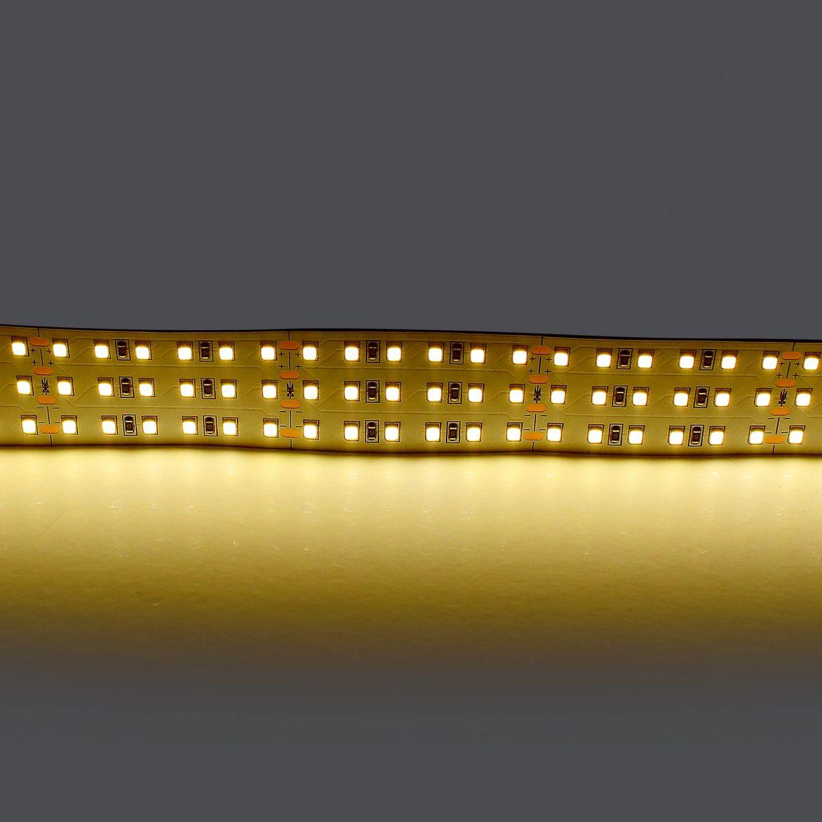 фото светодиодная лента теплый белый lightstar 44w/m 360led/m 5m 423003 | 220svet.ru