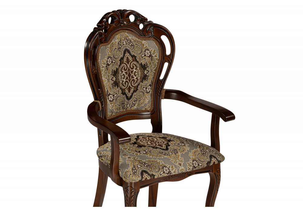 фото стул деревянный woodville bronte муса 621118 чёрная вишня-патина | 220svet.ru