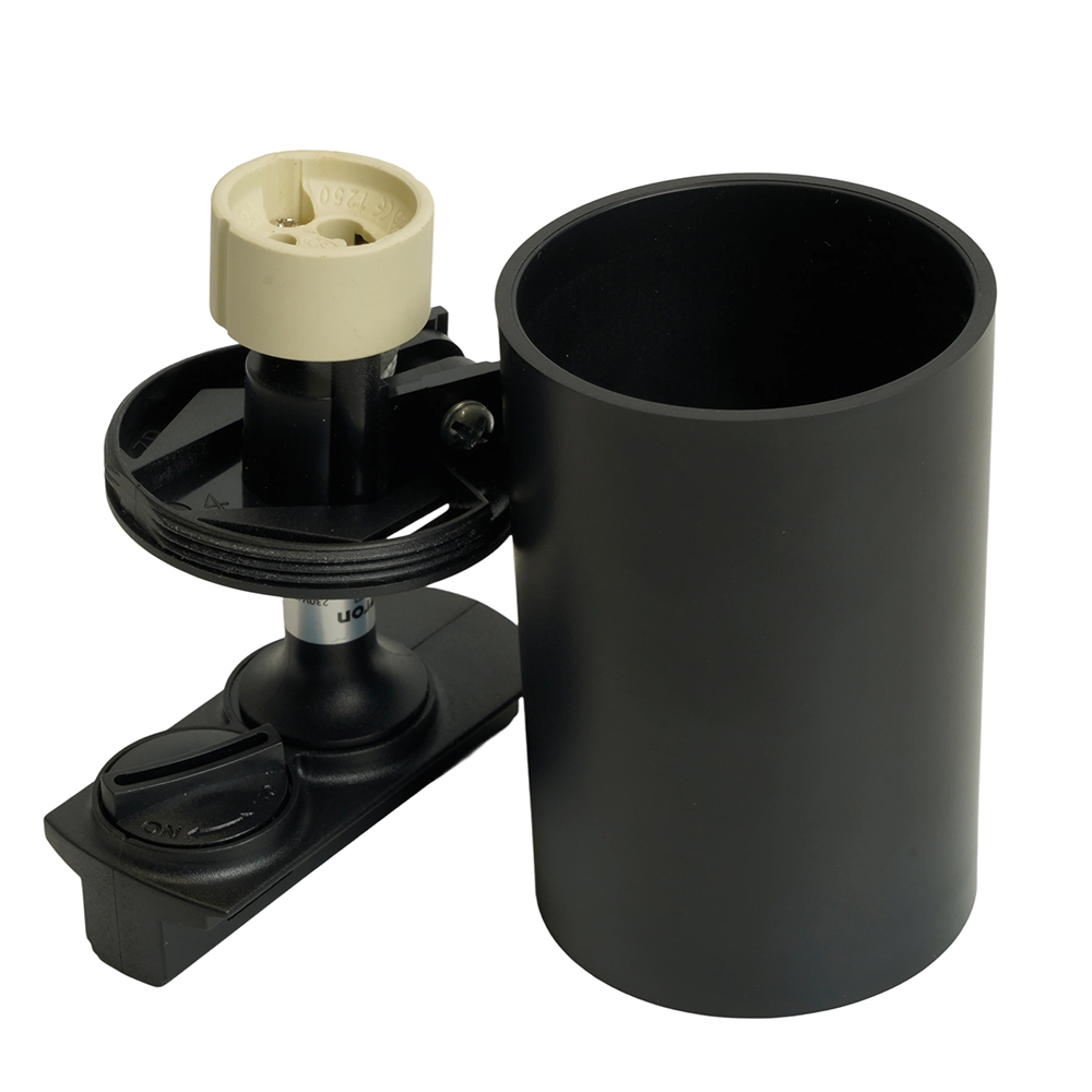 фото светильник feron.one al142 трековый однофазный на шинопровод под лампу gu10, черный 51212 | 220svet.ru