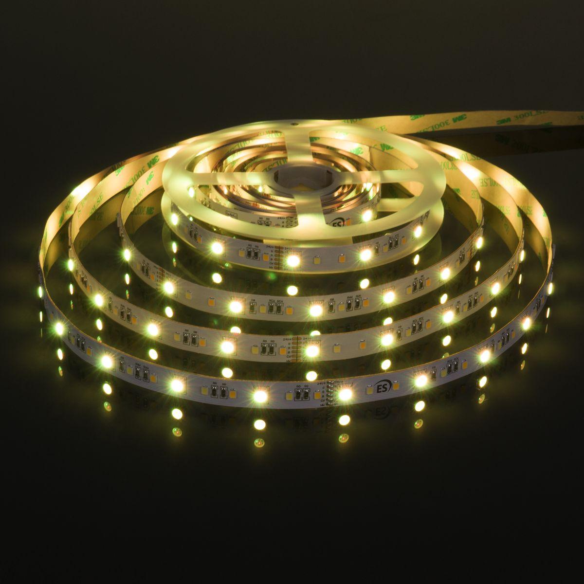 фото светодиодная лента elektrostandard 16w/m 90led/m 5050+2835+2835smd mix rgb/теплый/холодный белый 5m a053707 | 220svet.ru