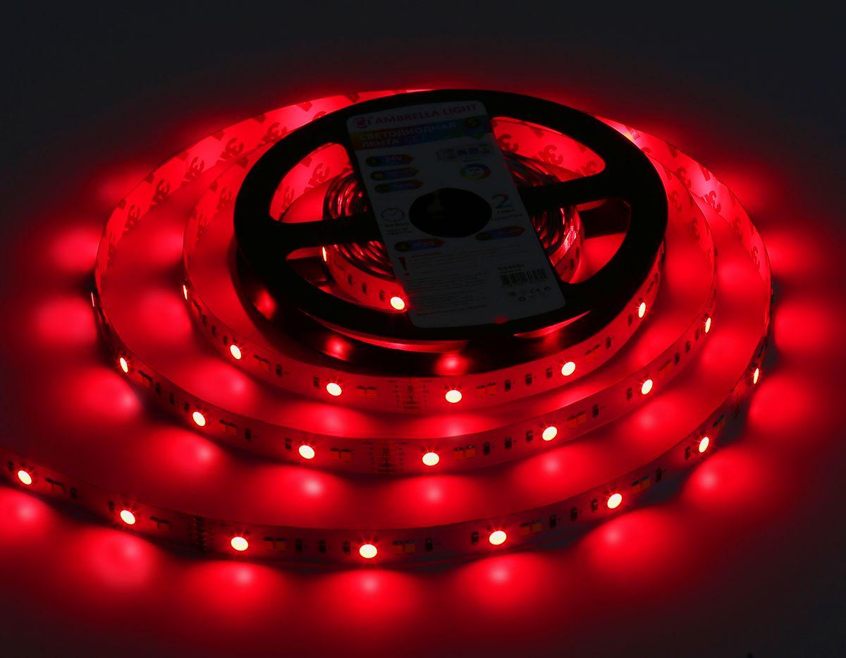фото светодиодная лента rgb с регулировкой температуры света ambrella light 13w/m 90led/m 5050+2835smd 5m gs4501 | 220svet.ru