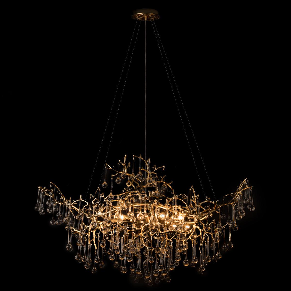 фото подвесная люстра loft it coral 10351/1000l ab | 220svet.ru