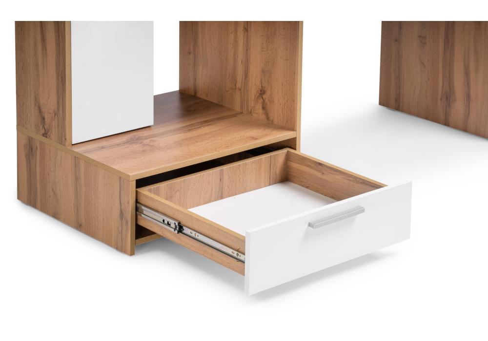 фото стол woodville лайт 03.243 дуб золотой/ белый премиум 318819 | 220svet.ru