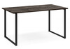 Миниатюра фото стол деревянный woodville лиман 117х77 бетон темный / черный матовый 615154 | 220svet.ru