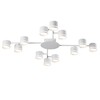 Миниатюра фото потолочная люстра lumion gareta 8235/12c белый | 220svet.ru