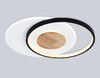 Миниатюра фото потолочный светодиодный светильник  ambrella light linetech fl fl4789 wh/bk/wd | 220svet.ru