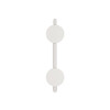 Миниатюра фото настенный светильник loft it flame 10452/2w white sand | 220svet.ru
