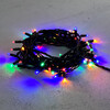 Миниатюра фото гирлянда нить 10м разноцветная 220в, 100 led, провод черный каучук, ip65 ltc ll100-1-2m | 220svet.ru