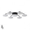 Миниатюра фото потолочная светодиодная люстра с пультом ду lumion didana 8236/7cl черный | 220svet.ru
