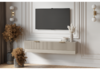 Миниатюра фото тв-тумба woodville леандр 140 бежевый мат-05 / кашемир 679647 | 220svet.ru