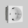Миниатюра фото модульная розетка с заземлением и шторками werkel белый w1171160 4690389211744 | 220svet.ru