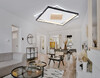 Миниатюра фото потолочный светодиодный светильник ambrella light linetech fl fl4791 wh/bk/wd | 220svet.ru