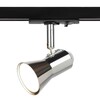 Миниатюра фото трековый светильник однофазный эра taper tr37-gu10 ch б0053305 | 220svet.ru