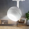 Миниатюра фото трековый светильник однофазный эра round tr47-gx53 wh б0054155 | 220svet.ru