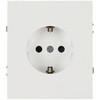 Миниатюра фото розетка эра arktik 16-2102-08 с заземлением 2p+e schuko со шторками 16а-250в белый матовый б0070431 | 220svet.ru