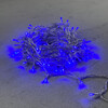 Миниатюра фото гирлянда нить 10м синяя 220в, 100 led, провод прозрачный пвх, ip54 ltc pst100-10-2b | 220svet.ru