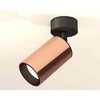 Миниатюра фото комплект накладного светильника ambrella light techno spot xm6326020 ppg/sbk золото розовое полированное/черный песок (a2210, c6326, n6111) | 220svet.ru