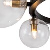 Миниатюра фото подвесная люстра arte lamp vincent a7790sp-10bk | 220svet.ru