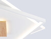 Миниатюра фото потолочный светодиодный светильник ambrella light linetech fl fl4790 wh/wd | 220svet.ru