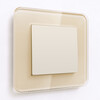 Миниатюра фото выключатель одноклавишный проходной айвори матовый werkel w1112062 | 220svet.ru