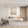 Миниатюра фото трековый однофазный светодиодный светильник denkirs shine flow dk5762-sb | 220svet.ru