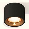 Миниатюра фото комплект накладного светильника ambrella light techno spot xs7511024 sbk/pyg черный песок/золото желтое полированное (c7511, n7014) | 220svet.ru