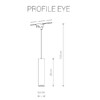 Миниатюра фото трековый светильник nowodvorski profile eye 9337 | 220svet.ru