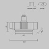 Миниатюра фото встраиваемый светильник maytoni neo dl139-gu10-b | 220svet.ru