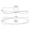 Миниатюра фото потолочная люстра-вентилятор mantra surfer 9474 | 220svet.ru