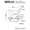 Миниатюра фото подвесная люстра с пультом ду citilux дуэт cl719k310 | 220svet.ru
