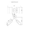 Миниатюра фото бра moderli metalicana v11810-2w | 220svet.ru