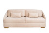 Миниатюра фото диван palazzo трехместный раскладной бежевый garda decor palazzo-240m-rom07 | 220svet.ru
