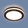 Миниатюра фото встраиваемый светодиодный светильник elektrostandard aster dskr80 5w 3300k черный a063989 | 220svet.ru