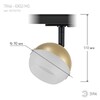 Миниатюра фото трековый светильник однофазный эра round tr46-gx53 mg б0054154 | 220svet.ru