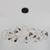 Миниатюра фото подвесная светодиодная люстра eurosvet uma 90369/15 черный жемчуг | 220svet.ru