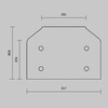 Миниатюра фото заглушка торцевая к профилю maytoni exility tram034mpec-s | 220svet.ru