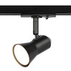 Миниатюра фото трековый светильник однофазный эра taper tr37-gu10 bk б0053304 | 220svet.ru