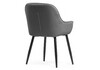 Миниатюра фото стул на металлокаркасе woodville олму серый / черный 607897 | 220svet.ru