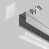 Миниатюра фото комплектующие к светодиодной ленте led strip алюминиевый профиль alm-2720-s-2m | 220svet.ru