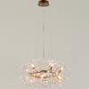 Миниатюра фото подвесная люстра illumico il5004-9ppa-26 gd bond | 220svet.ru