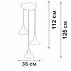 Миниатюра фото подвесной светильник vitaluce v4785-0/3s | 220svet.ru