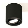 Миниатюра фото комплект накладного светильника ambrella light techno spot xs7532002 sbk/pbk черный песок/черный полированный (c7532, n7002) | 220svet.ru